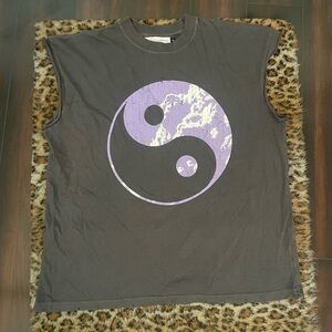 Free People x Girl Dangerous Ying Yang Sky Boyfriend Tee